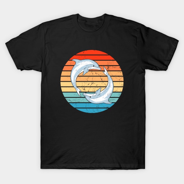 Twin dolphins T-Shirt by NicGrayTees